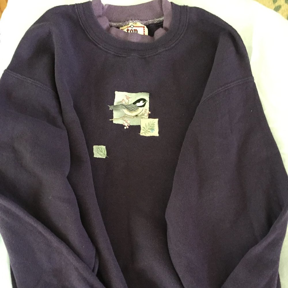 2/$15 5/$20 Top Stitch Embroidered Sweatshirt